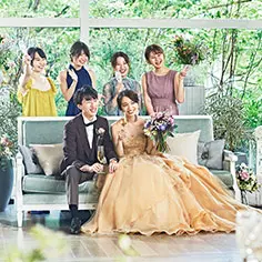 セントアクアチャペル(家族挙式)のTOMODACHIウェディングパーティプラン