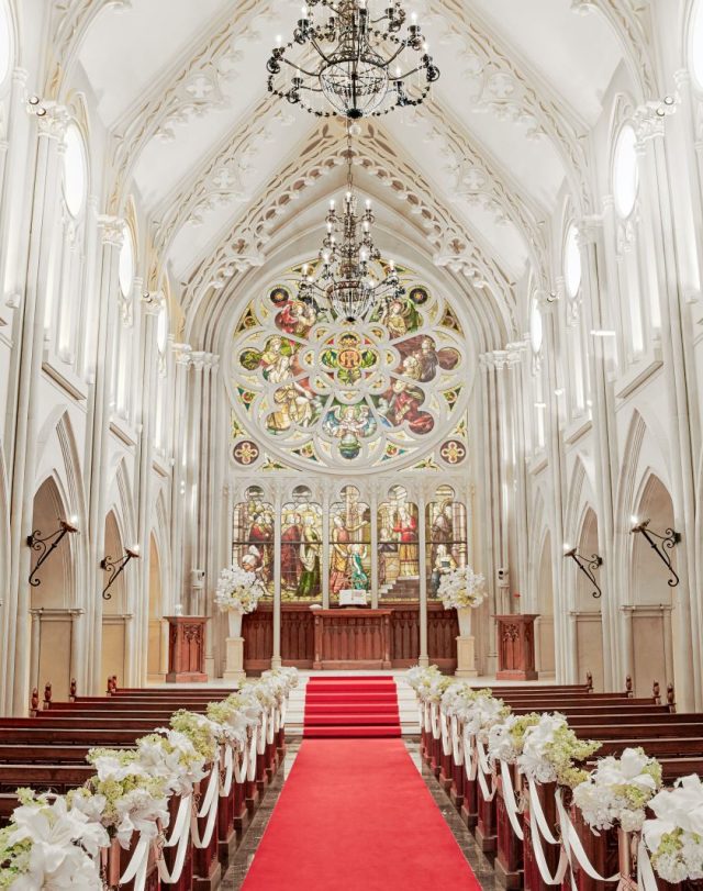 横浜・桜木町 | セントアクアチャペルみなとみらい大聖堂 の家族結婚式