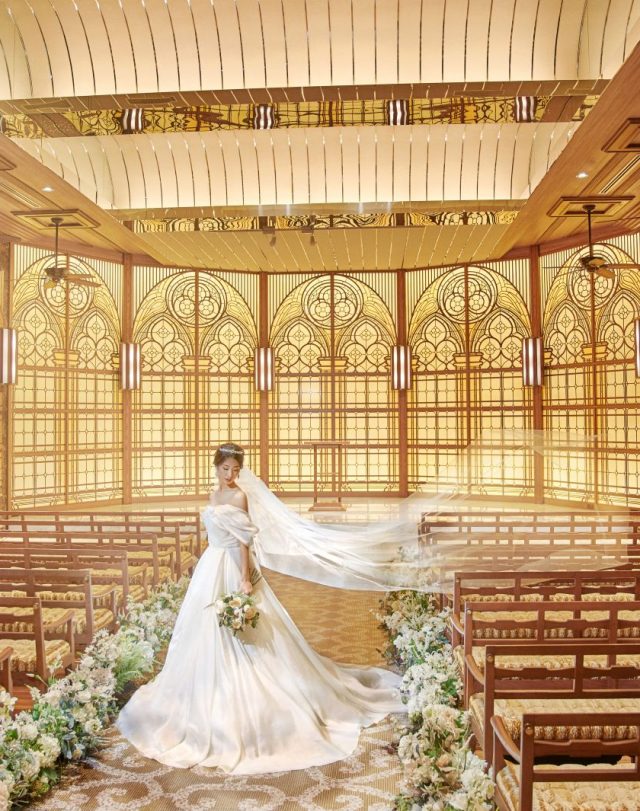 岐阜 岐阜 セントアクアチャペル岐阜 家族挙式 家族婚